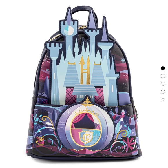 Loungefly Handbags - Disney Loungefly Cinderella castle mini backpack